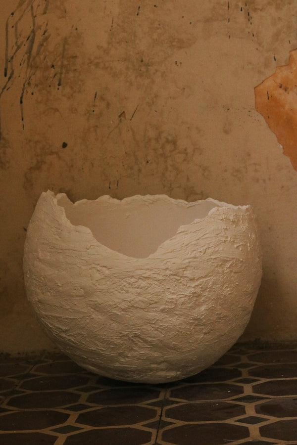 Vaso Ceramica Branca VC002